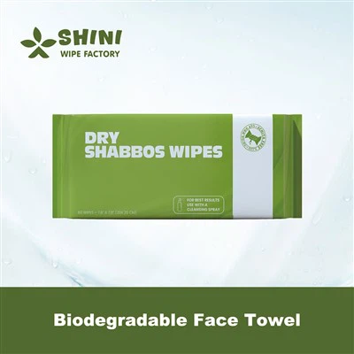 Handuk wajah yang biodegradable